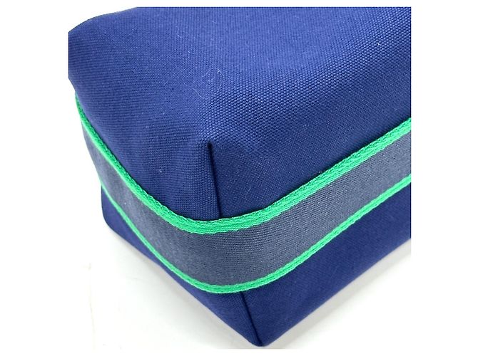 Hermès Borsa Vanity Hermes Bride-à-Blac PM Nero Blu - vista 7
