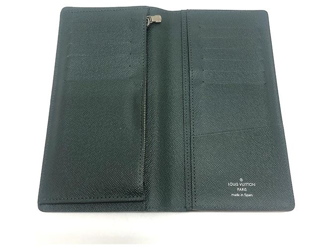 Brazza Louis Vuitton Dark Green Epi Leather Long Bill Wallet - view 10