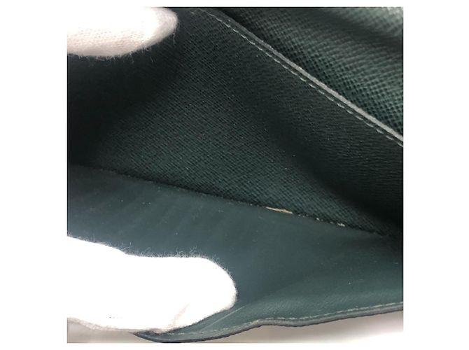 Brazza Louis Vuitton Dark Green Epi Leather Long Bill Wallet - view 17