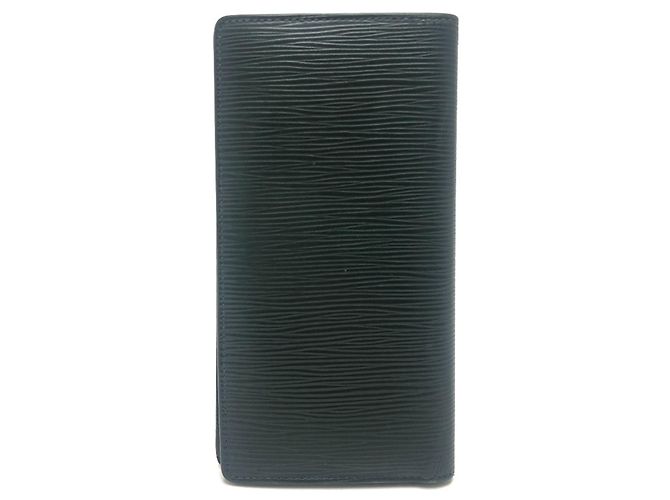 Brazza Louis Vuitton Dark Green Epi Leather Long Bill Wallet - view 2