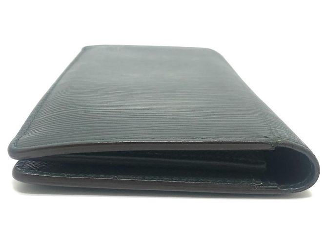 Brazza Louis Vuitton Dark Green Epi Leather Long Bill Wallet - view 6