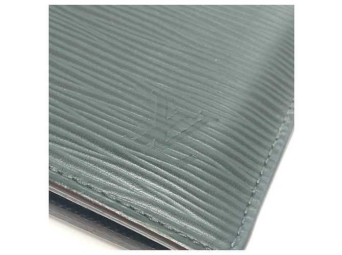 Brazza Louis Vuitton Dark Green Epi Leather Long Bill Wallet - view 7