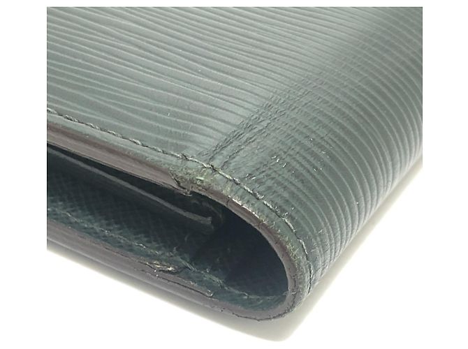 Brazza Louis Vuitton Dark Green Epi Leather Long Bill Wallet - view 9