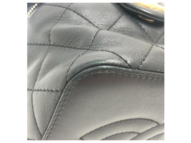 Chanel AS3228 Matelassé Coco Mark 2-Way Vanity Bag Nero - vista 7
