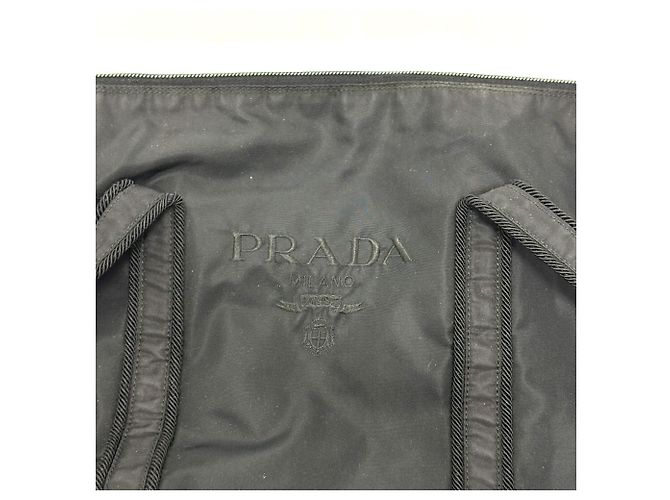 Tote Borsa in nylon nero da donna Prada - vista 15