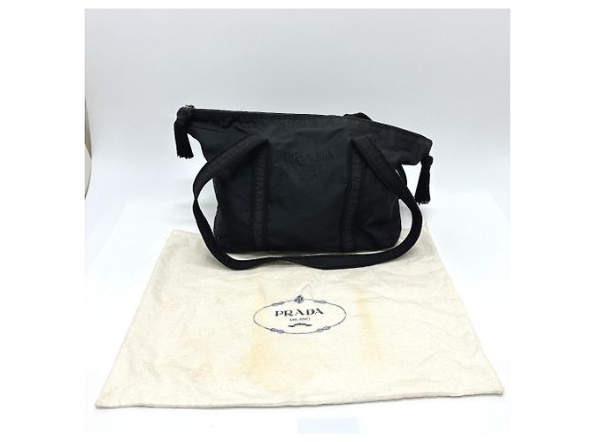 Tote Borsa in nylon nero da donna Prada - vista 17