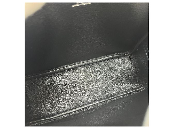 Hermès Hermes Mini Plume Handtasche Schwarz - Ansicht 10