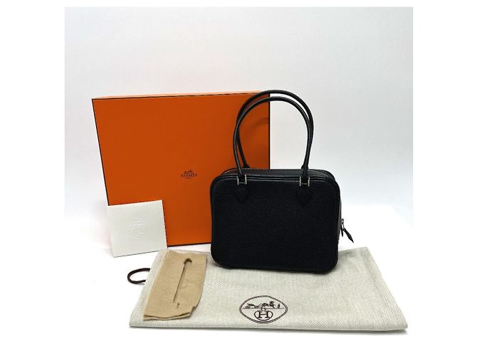 Hermès Hermes Mini Plume Handtasche Schwarz - Ansicht 13