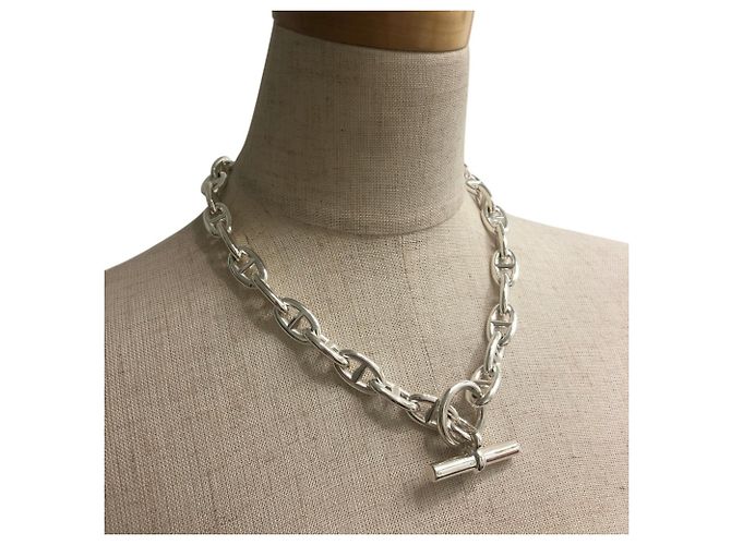 Hermès Hermes Chaine d'Ancre GM Halskette Silber - Ansicht 12