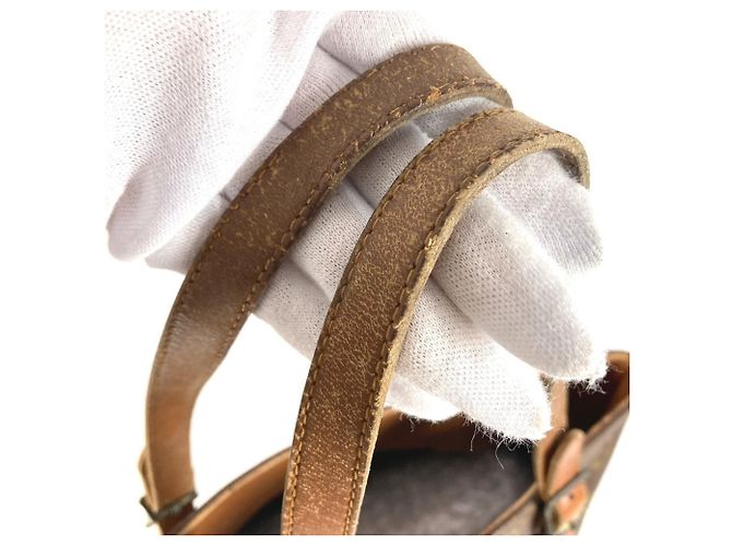 Borsa Bucket Louis Vuitton Monogram GM Marrone Monogramma - vista 8