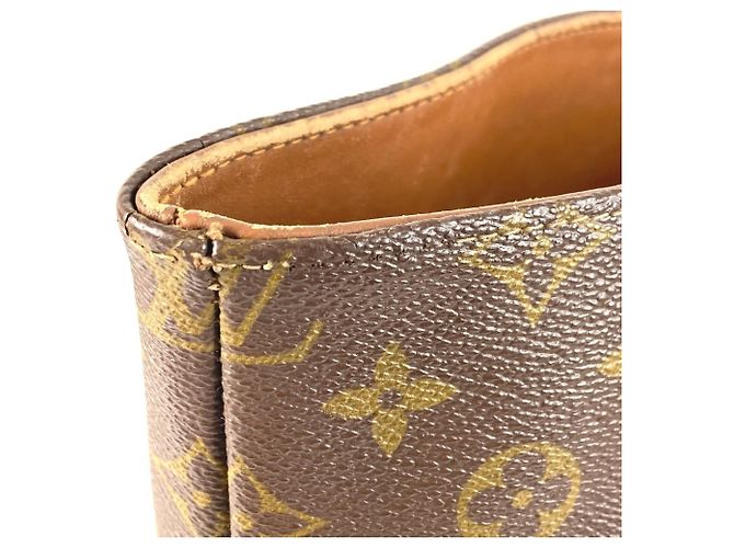 Borsa Bucket Louis Vuitton Monogram GM Marrone Monogramma - vista 9