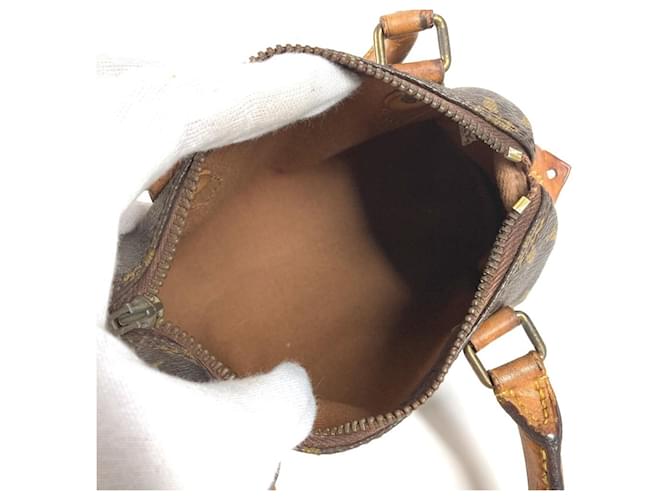 Borsa Louis Vuitton Monogram Mini Speedy Marrone Monogramma - vista 11