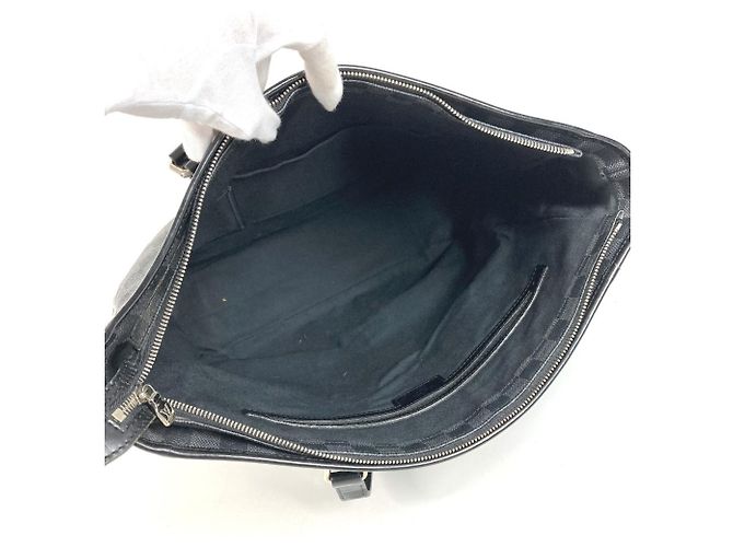 Borsa Tote Louis Vuitton Damier Graphite Tadao Nero - vista 12