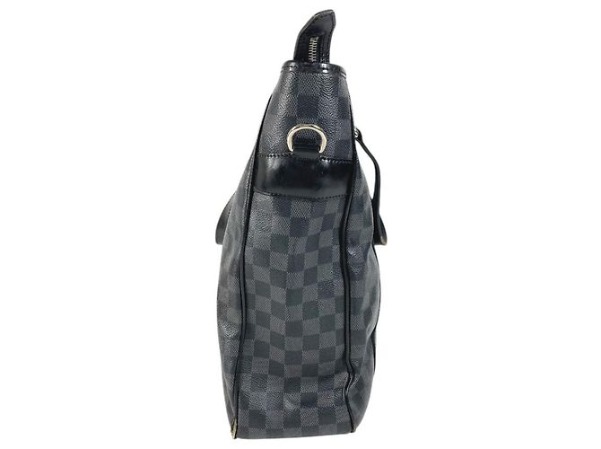 Borsa Tote Louis Vuitton Damier Graphite Tadao Nero - vista 3