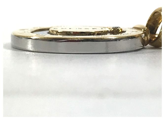 Bulgari Collana Horoscope Logo in oro 18K e acciaio inossidabile Bvlgari Argento D'oro - vista 3