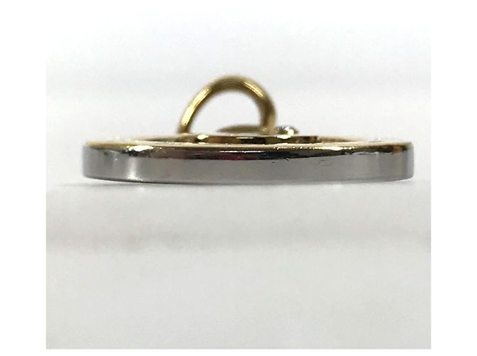 Bulgari Collana Horoscope Logo in oro 18K e acciaio inossidabile Bvlgari Argento D'oro - vista 5