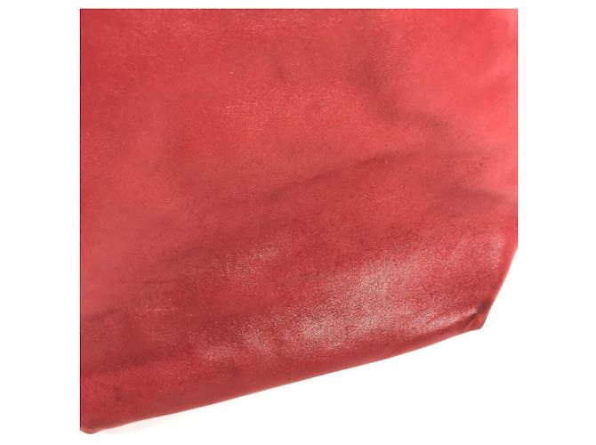 Borsa a tracolla Teddy Studded Logo Heart con catena Yves Saint Laurent Rosso - vista 13