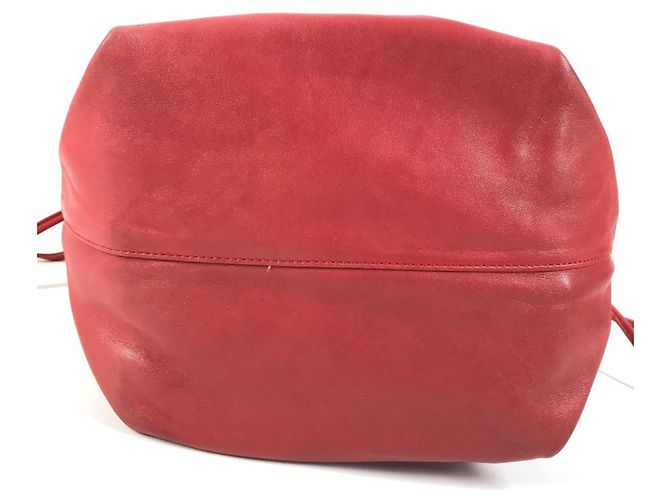 Borsa a tracolla Teddy Studded Logo Heart con catena Yves Saint Laurent Rosso - vista 6
