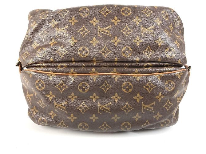 Borsa Louis Vuitton Monogram Saumur 35 Marrone Monogramma - vista 5