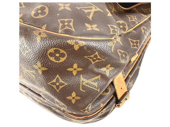 Borsa Louis Vuitton Monogram Saumur 35 Marrone Monogramma - vista 6
