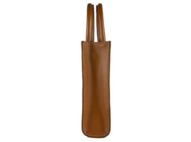 Céline Celine Mini Vertical Cabas Schultertasche Braun Roh - Ansicht 2