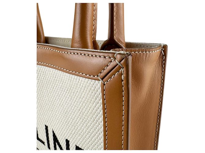 Céline Celine Mini Vertical Cabas Schultertasche Braun Roh - Ansicht 6
