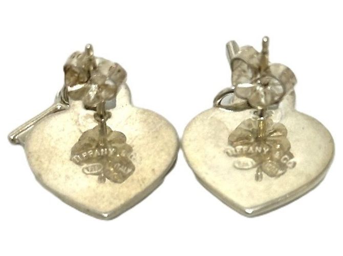 Tiffany & Co Orecchini Tiffany Heart Lock Argento - vista 2