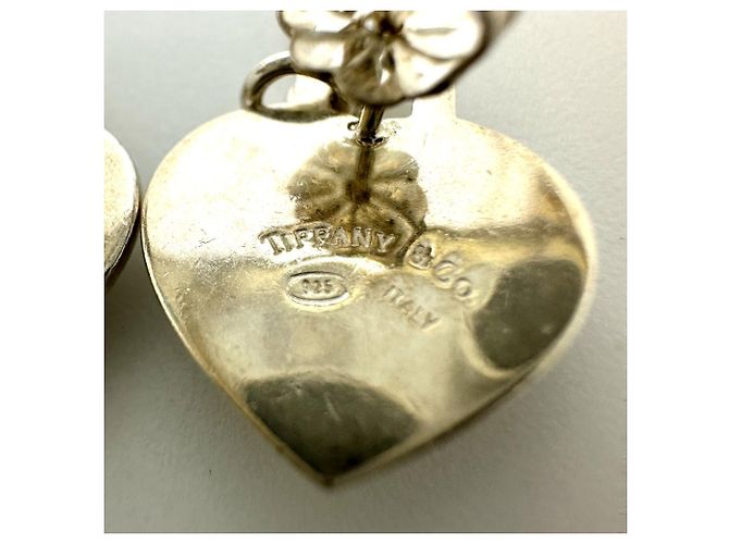Tiffany & Co Orecchini Tiffany Heart Lock Argento - vista 4