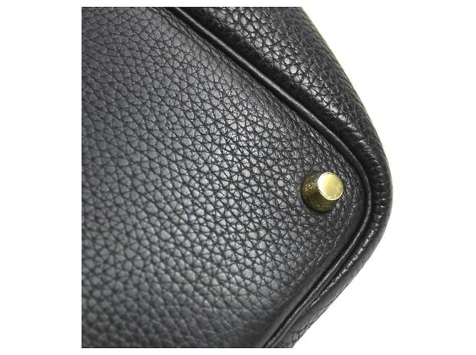 Hermès Borsa Hermes Picotin Lock PM 18 in pelle Taurillon Clemence nera Nero - vista 11