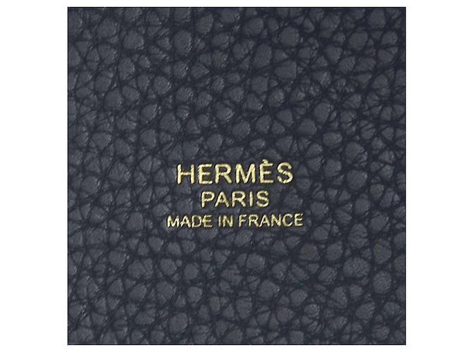 Hermès Borsa Hermes Picotin Lock PM 18 in pelle Taurillon Clemence nera Nero - vista 13