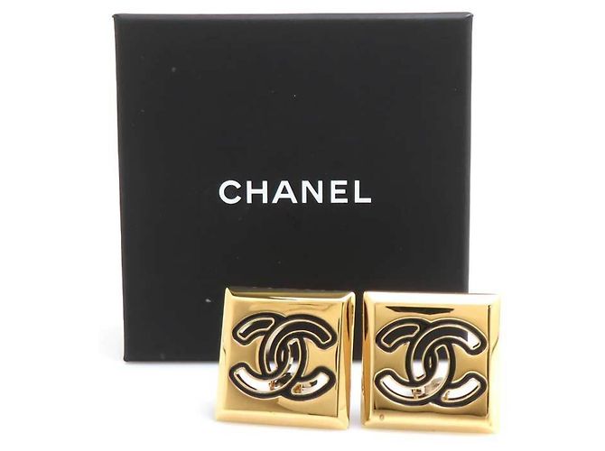 Timeless Orecchini a clip Chanel Black and Gold Nero D'oro - vista 14