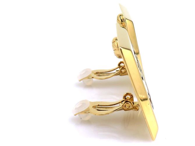 Timeless Orecchini a clip Chanel Black and Gold Nero D'oro - vista 2