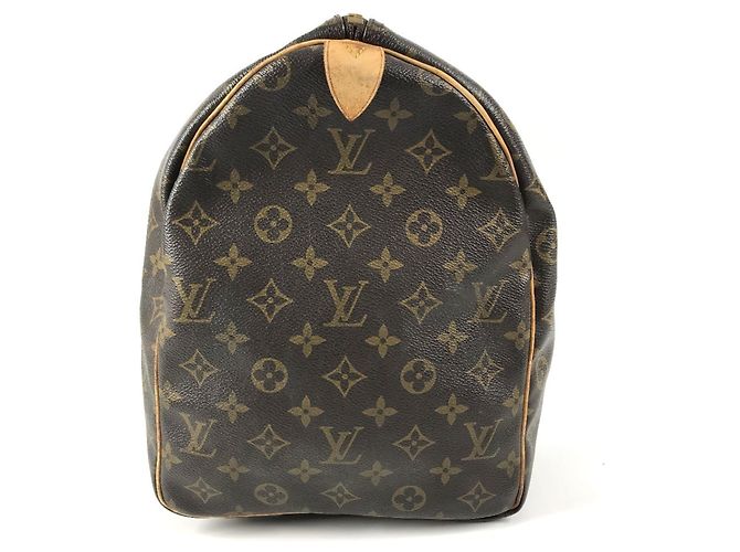 Borsa da viaggio Louis Vuitton Monogram Keepall 50 Marrone Monogramma - vista 4