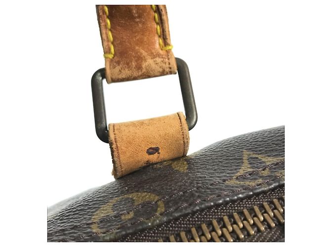 Borsa da viaggio Louis Vuitton Monogram Keepall 50 Marrone Monogramma - vista 9