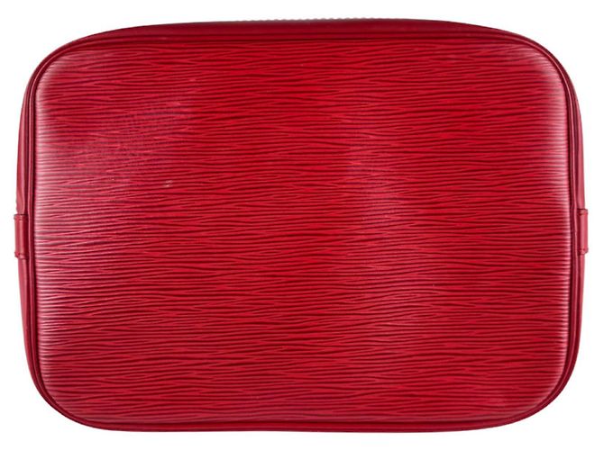 Borsa a tracolla in pelle Epi Louis Vuitton Rosso - vista 4