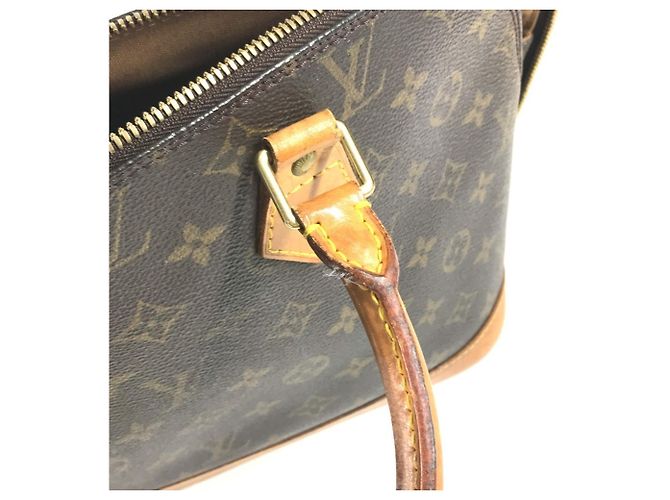 Borsa Tote Louis Vuitton Monogram Alma Marrone - vista 13