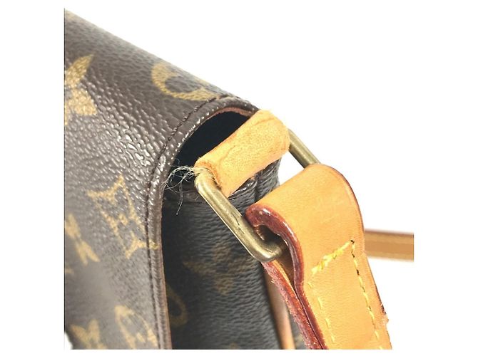 Borsa lunga Louis Vuitton Monogram Musette Salsa Marrone - vista 10
