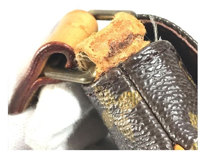 Borsa lunga Louis Vuitton Monogram Musette Salsa Marrone - vista 11