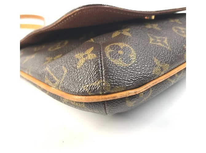 Borsa lunga Louis Vuitton Monogram Musette Salsa Marrone - vista 7