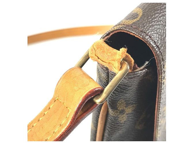 Borsa lunga Louis Vuitton Monogram Musette Salsa Marrone - vista 9