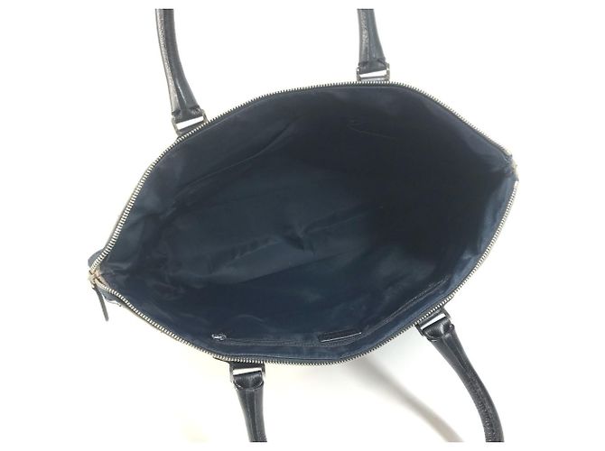 Borsa in denim Christian Dior Dior Flight Line Trotter Logo Blu Arancione - vista 12