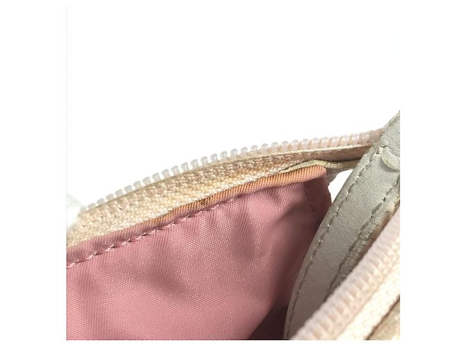 Borsa Christian Dior Dior Trotter Logo Rosa Bianco Giallo - vista 14