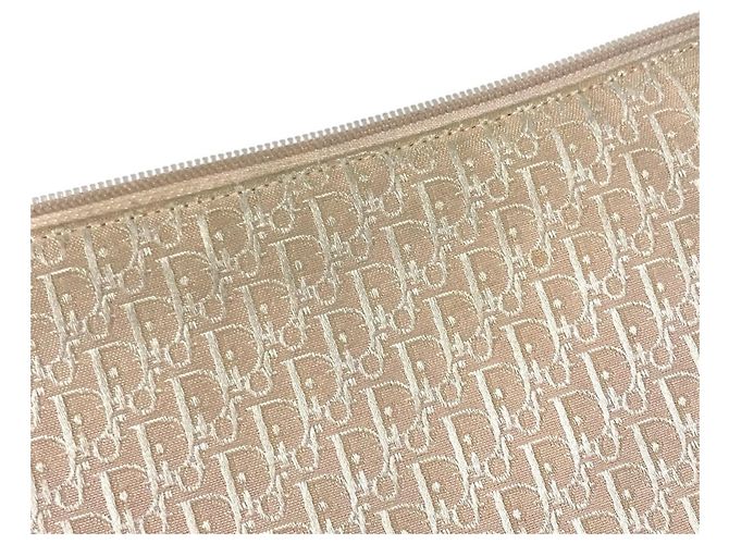 Borsa Christian Dior Dior Trotter Logo Rosa Bianco Giallo - vista 17