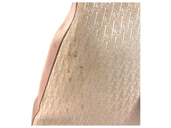 Borsa Christian Dior Dior Trotter Logo Rosa Bianco Giallo - vista 9