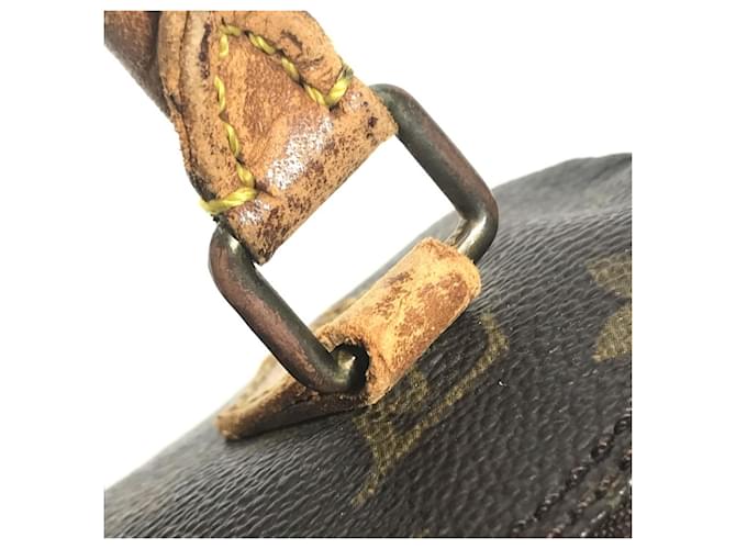 Borsa Louis Vuitton Monogram Mini Speedy Marrone Monogramma - vista 11