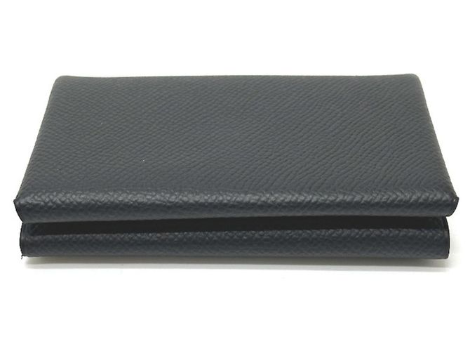 Hermès Cartera de dos pliegues Hermes Calvi Duo Negro - vista 3