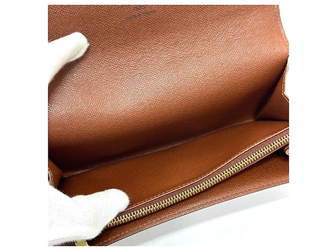Louis Vuitton Monogram Long Wallet Braun Monogramm - Ansicht 10