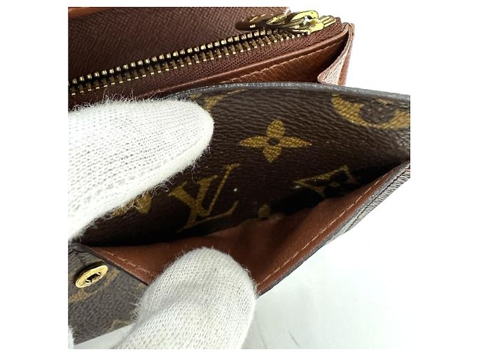 Louis Vuitton Monogram Long Wallet Braun Monogramm - Ansicht 16