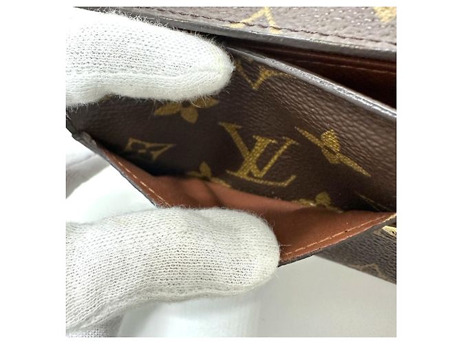 Louis Vuitton Monogram Long Wallet Braun Monogramm - Ansicht 17