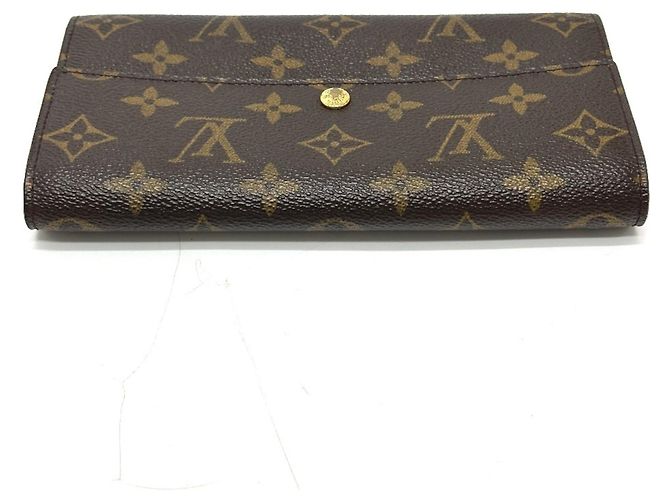 Louis Vuitton Monogram Long Wallet Braun Monogramm - Ansicht 4